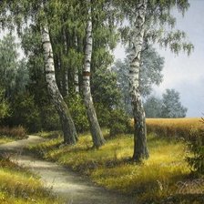 Схема вышивки «Пейзаж»