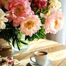 Схема вышивки «пионы»