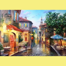 Схема вышивки «Старый город»