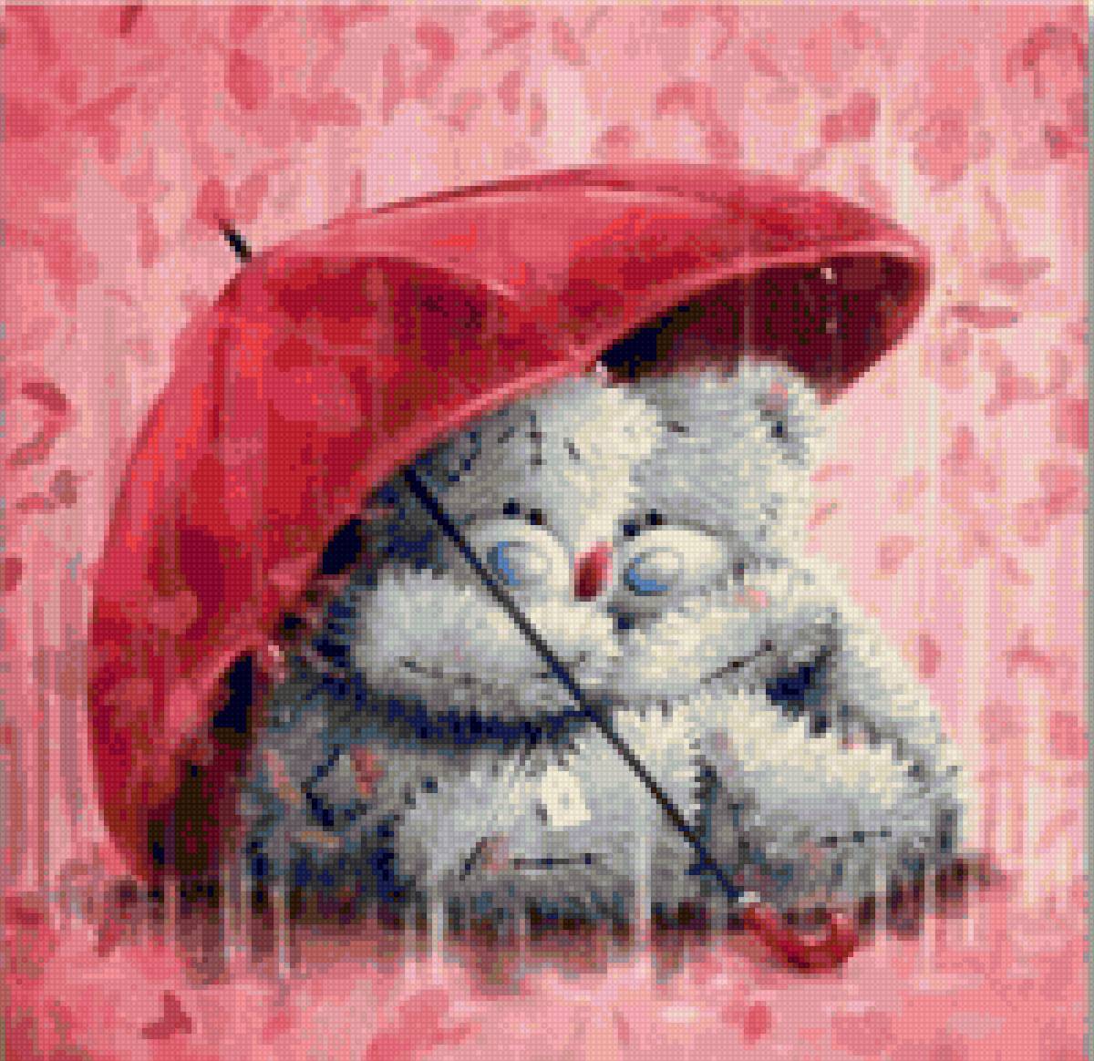 Ositos con paraguas - предпросмотр