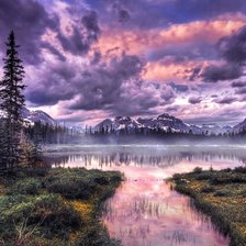 Схема вышивки «Вечер»