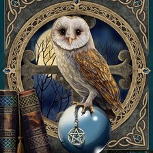 Схема вышивки «сова»