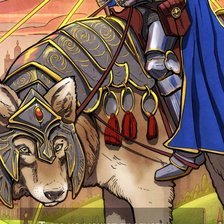 Рыцарь на волке