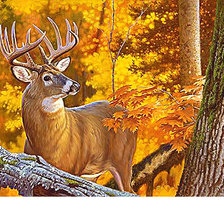 Схема вышивки «Серия "Олени"»