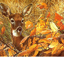 Схема вышивки «Серия "Олени"»