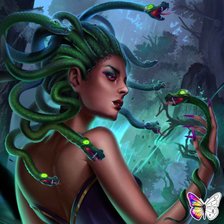 Схема вышивки «Медуза»