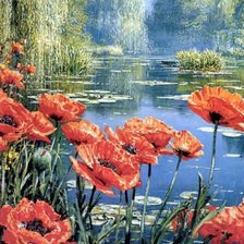 Схема вышивки «Пейзаж»