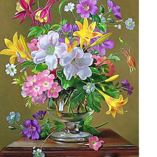 Схема вышивки «Серия "Букет"»