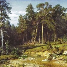 Схема вышивки «И.И. Шишкин»