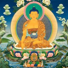 Схема вышивки «Будда шакьямуни»