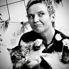 Схема вышивки «Сурганова и кот»