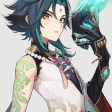 Схема вышивки «Сяо»