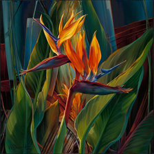 Схема вышивки «Стрелиция»