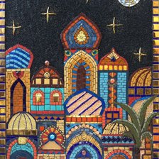 Схема вышивки «Noche arabe»