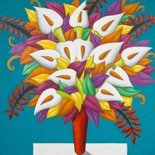 Схема вышивки «Tulipanes»