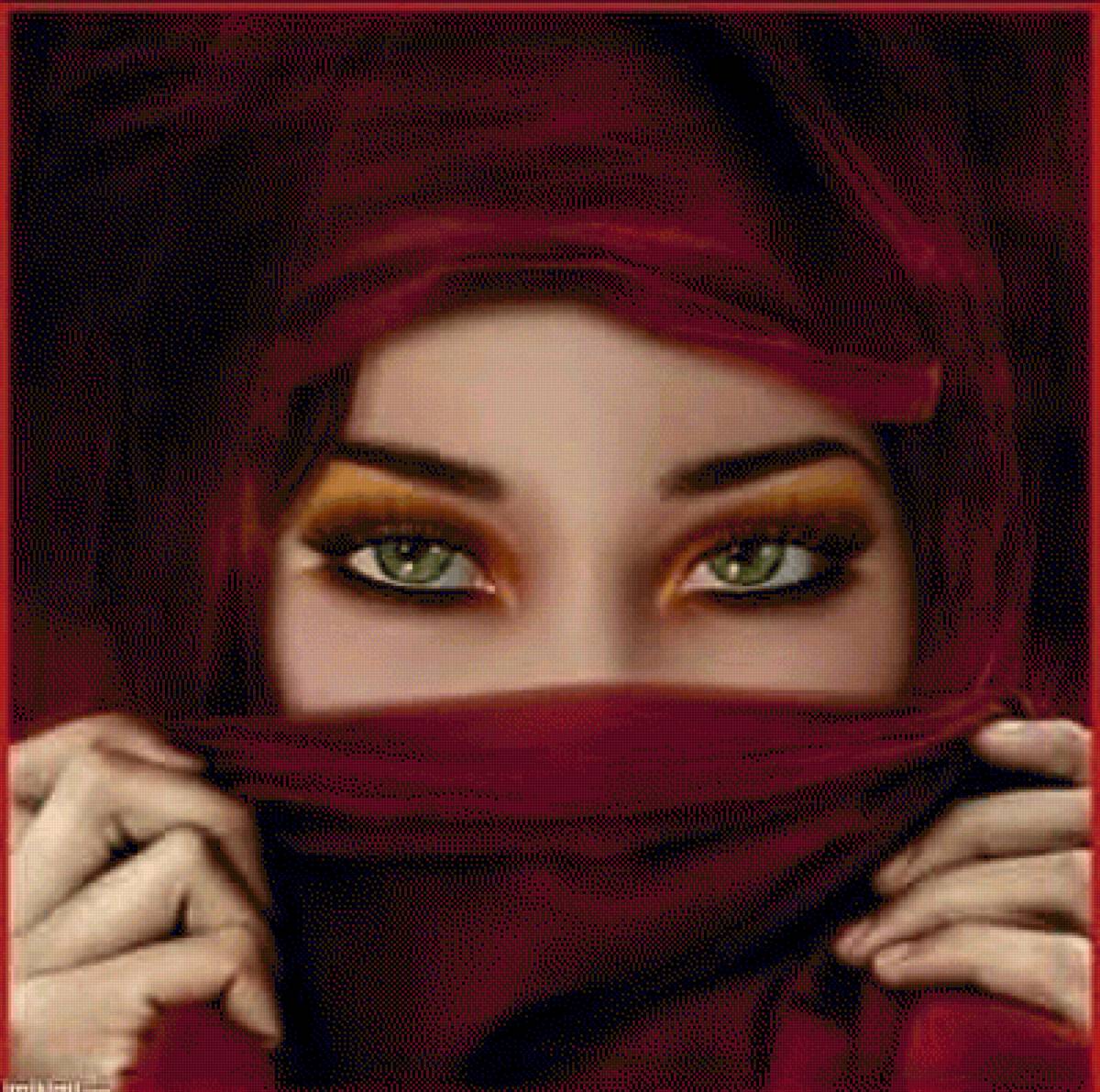 Moomger - retrato, chica, ojos verdes - предпросмотр