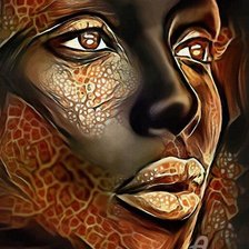 Схема вышивки «темнокожая 2»