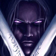 Схема вышивки «Дзирт До'Уорден»