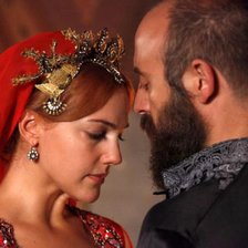 Схема вышивки «Хюррем и Сулейман»