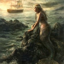 Схема вышивки «Русалочка»