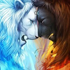 Схема вышивки «Лед и пламя»