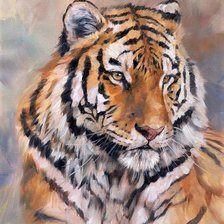 Схема вышивки «Тигр»