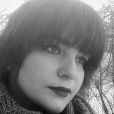 Схема вышивки «Я чёрное белое»