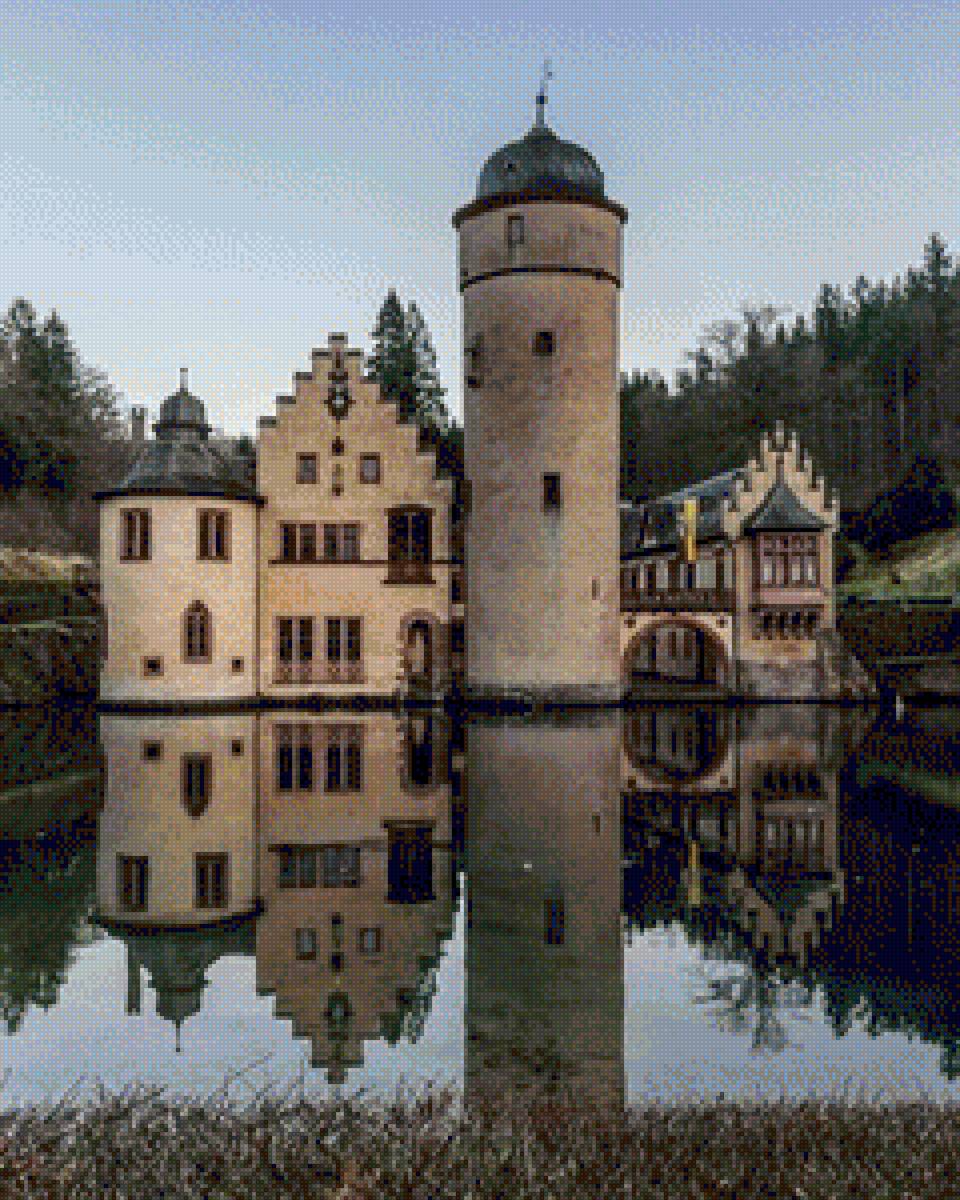 Замок Меспельбруннх - Германия - замок - предпросмотр