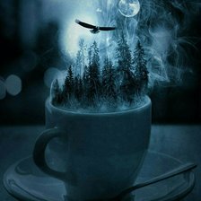 Схема вышивки «Ночь»