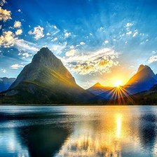 Схема вышивки «Пейзаж»