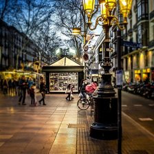 Схема вышивки «Улица, фонарь»