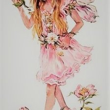 Схема вышивки «Фея сакуры»