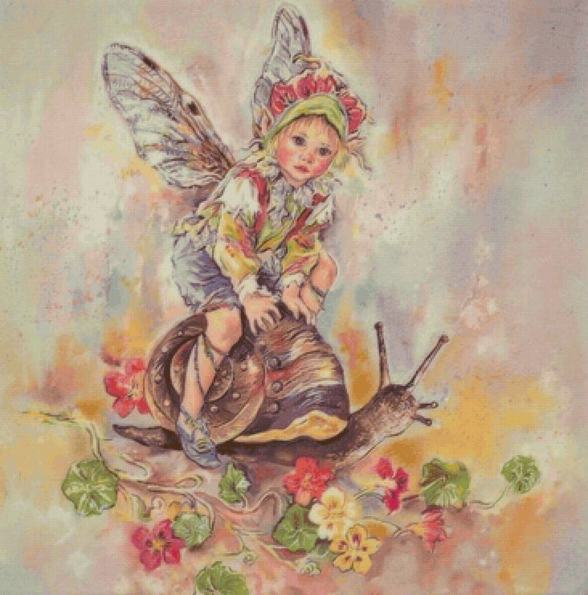 Фея улитки - сказочный мир - предпросмотр