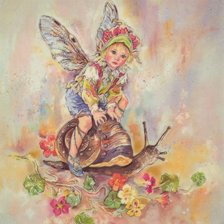 Схема вышивки «Фея улитки»