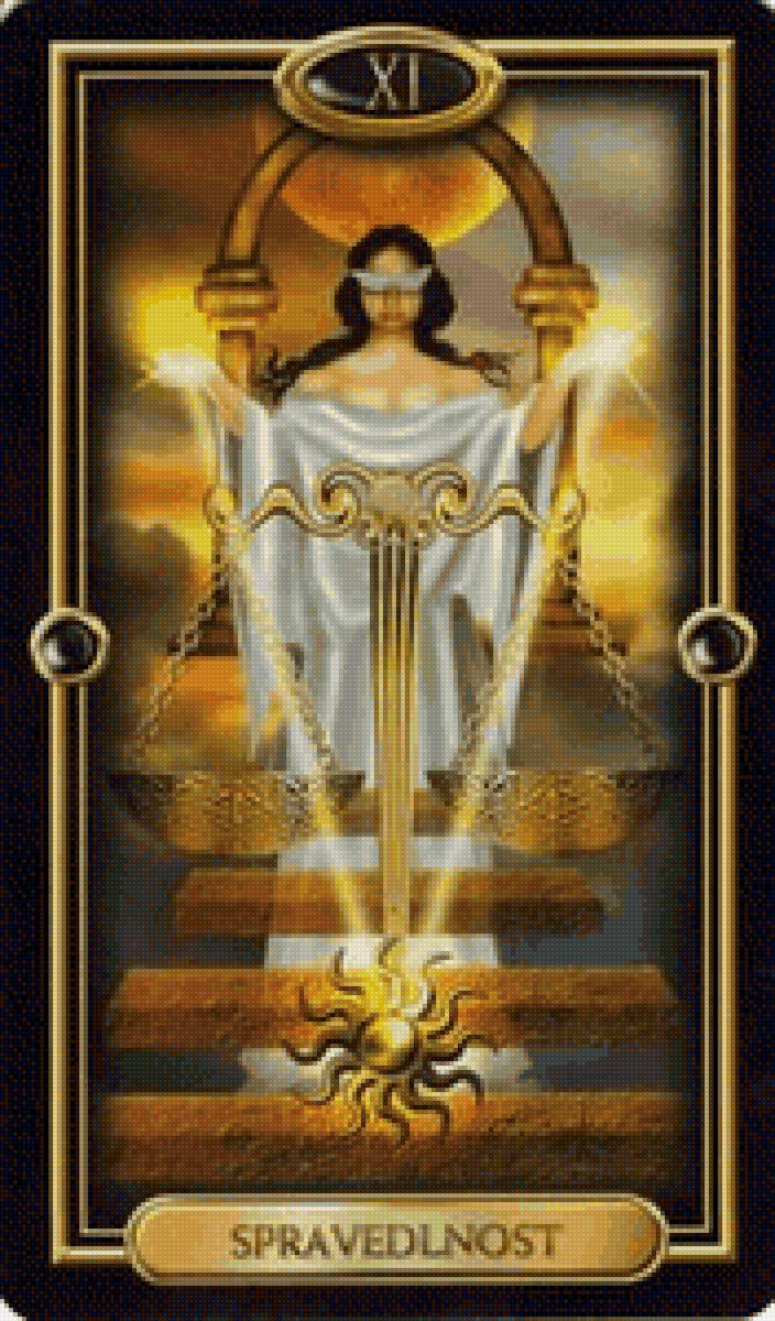 справедливость - карты таро - предпросмотр