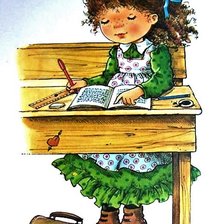 Схема вышивки «В школе»