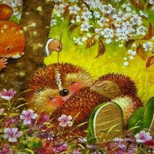 Схема вышивки «Отдых»