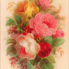 Схема вышивки «Розы»