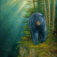 Схема вышивки «Медведь»