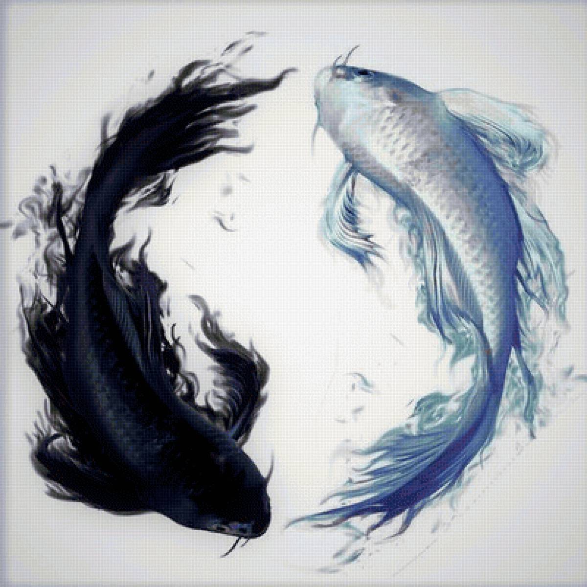 Инь и Янь - рыба - предпросмотр