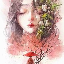 Схема вышивки «Япония в цветах»