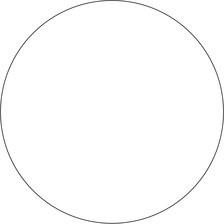 Схема вышивки «Круг пустой 110x110 крестов, Гамма, 2 цвета, Перемешивание: 0%»