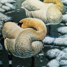 Схема вышивки «Зимовка»