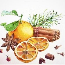 Схема вышивки «Апельсин»