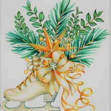 Схема вышивки «Фигурный конек»