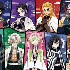 Схема вышивки «Клинок рассекающий демонов»