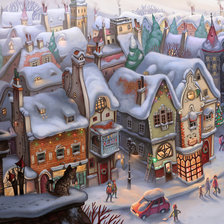 Схема вышивки «Рождество»