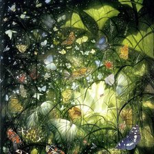 Схема вышивки «Бабочки»