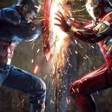 Схема вышивки «Первый мститель: противостояние»