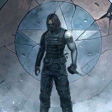 Схема вышивки «Winter soldier»